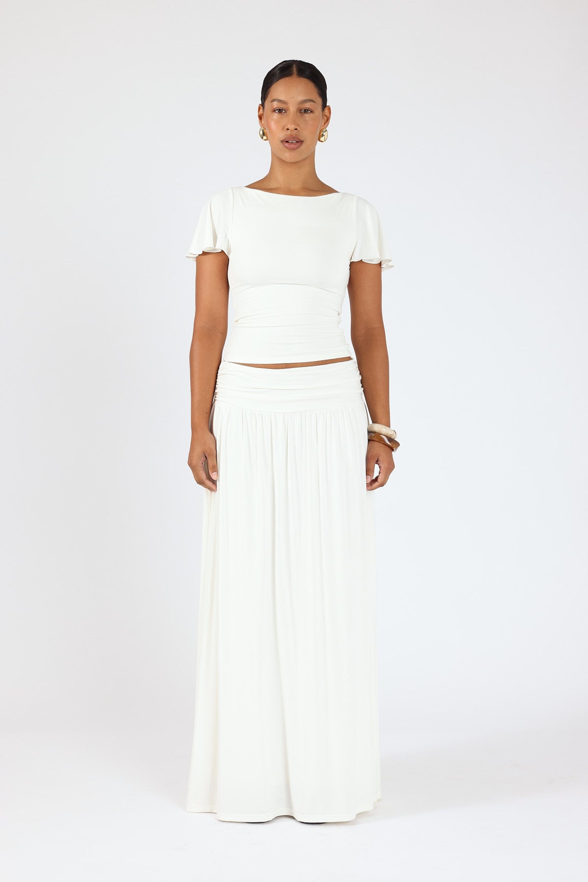 Perfect Stranger Ellison Jersey T-shirt Off White