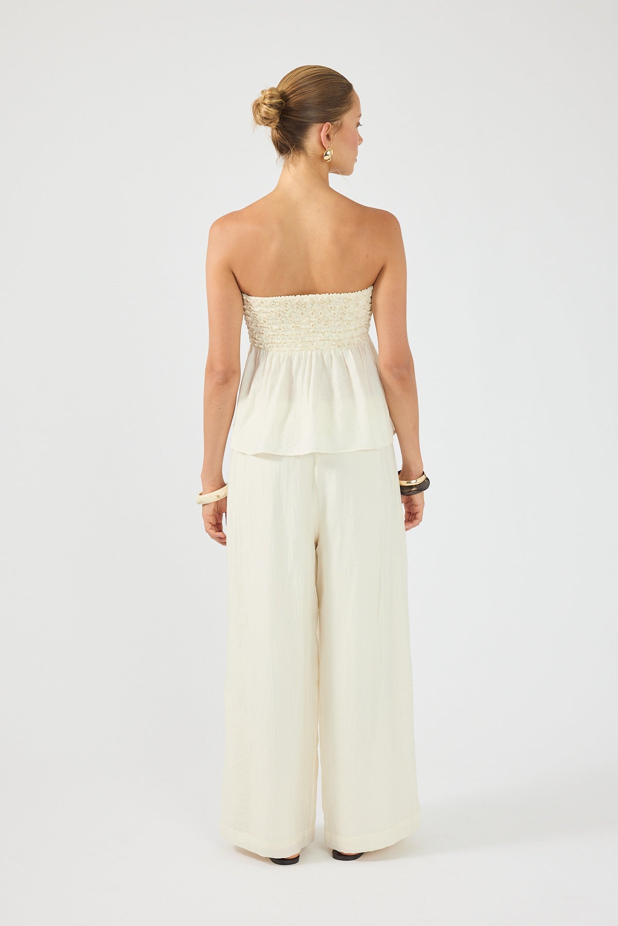 Perfect Stranger Sylvie High Rise Pants Cream