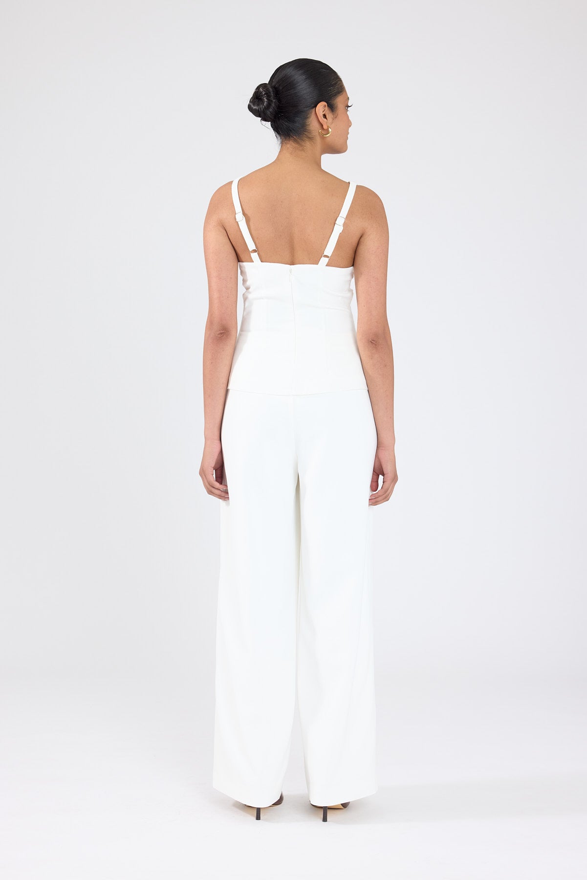 Perfect Stranger Robie High Rise Suiting Pants White