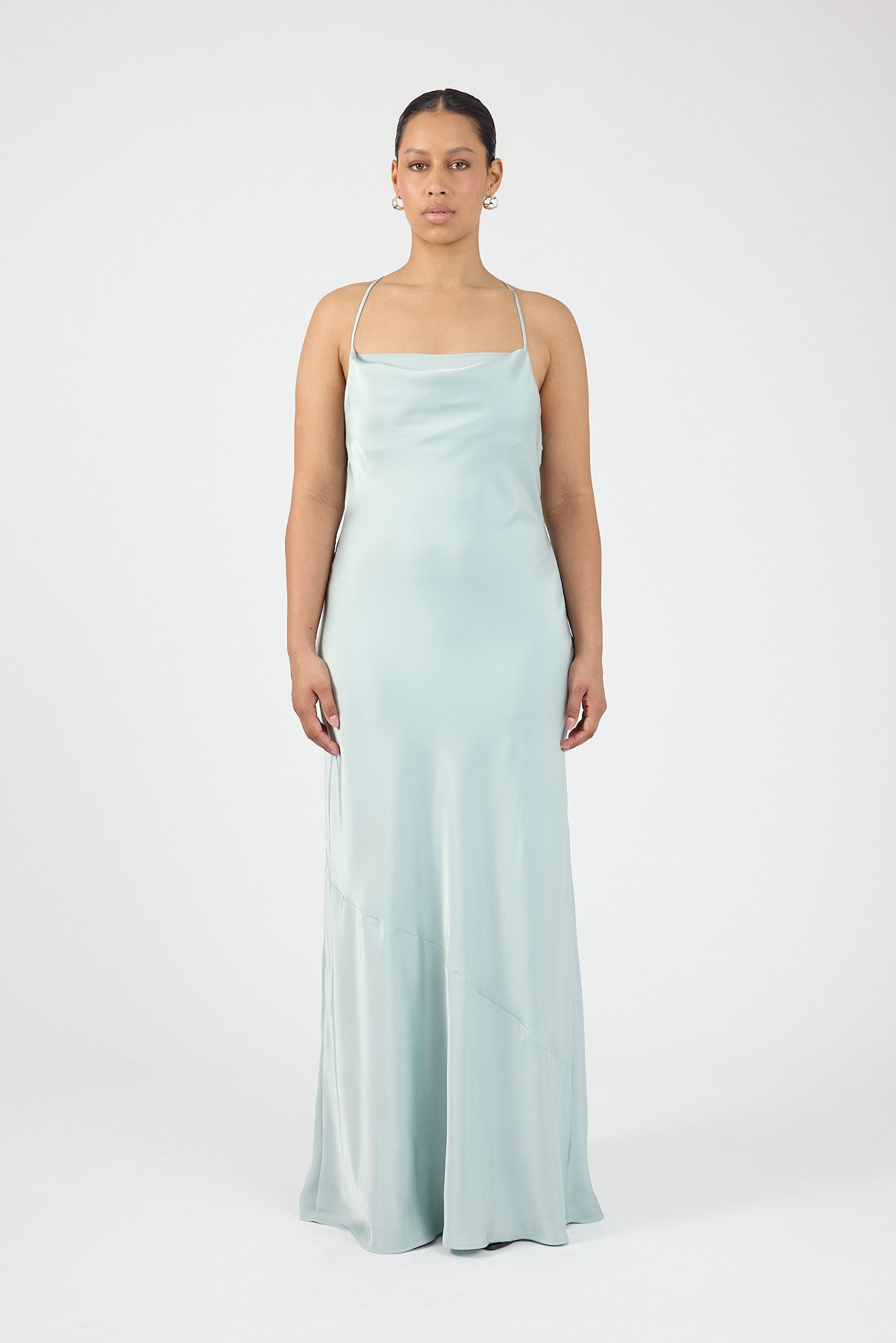 Perfect Stranger Leena Cowl Maxi Dress Sea Mist