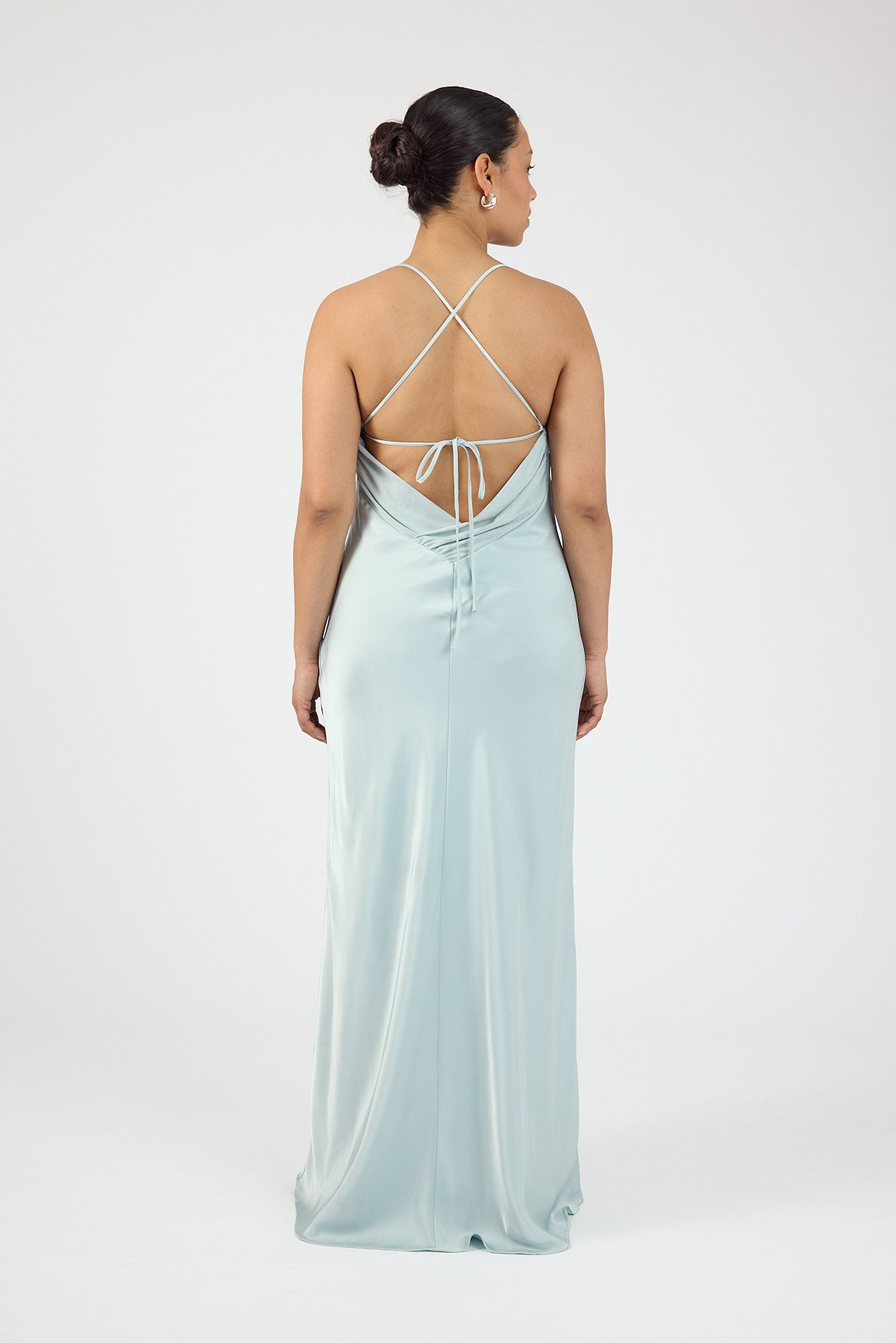Perfect Stranger Leena Cowl Maxi Dress Sea Mist