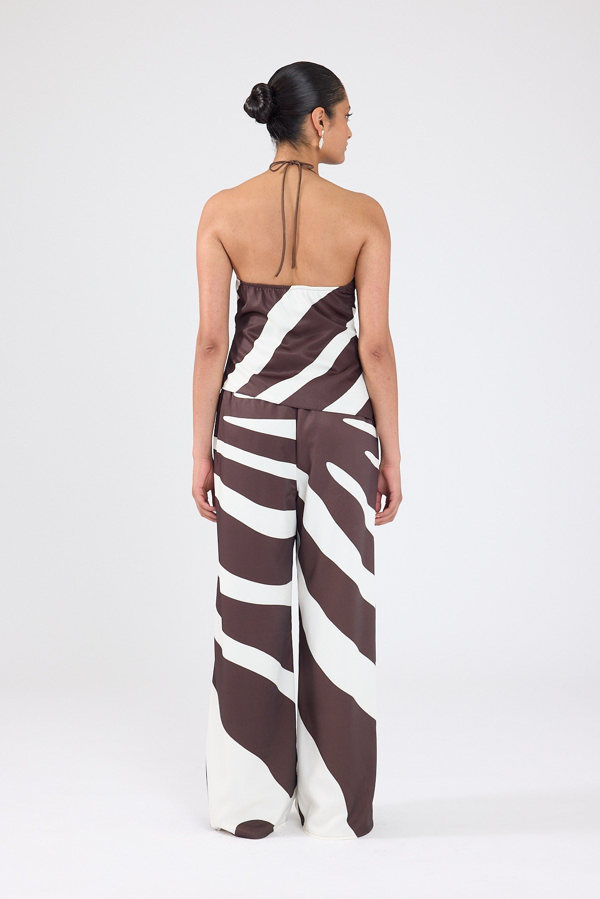 Perfect Stranger Drift Bias Pant Brown / White Print