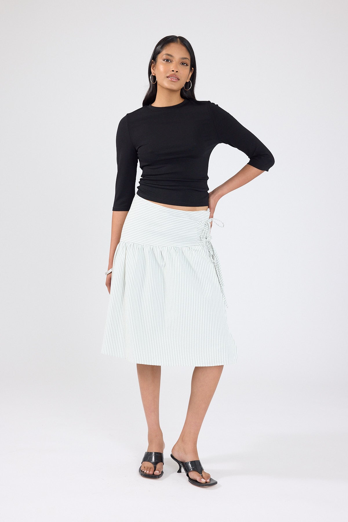 Perfect Stranger Classic 3/4 Sleeve T-shirt Black