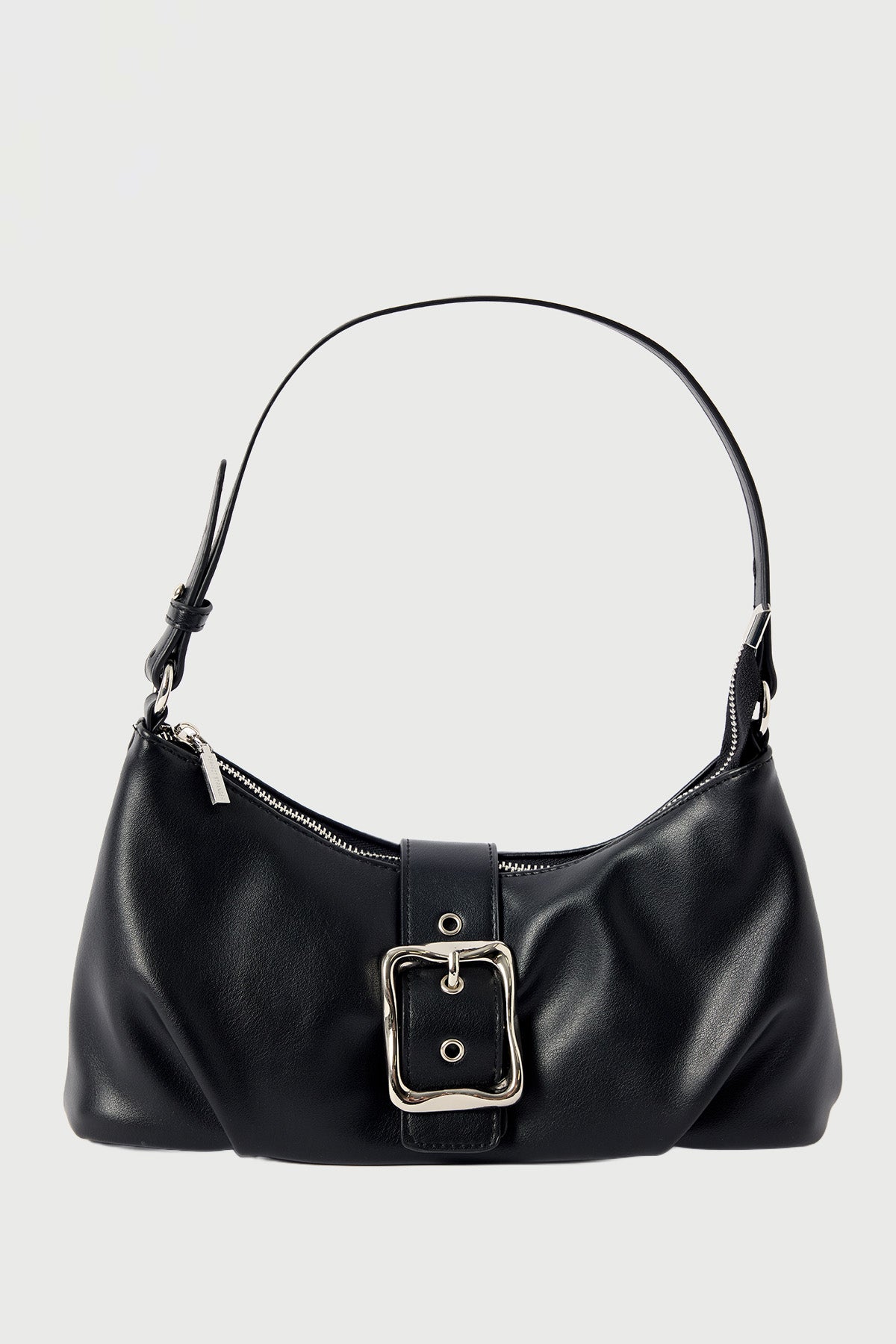 Perfect Stranger Enola Buckle Shoulder Bag Black