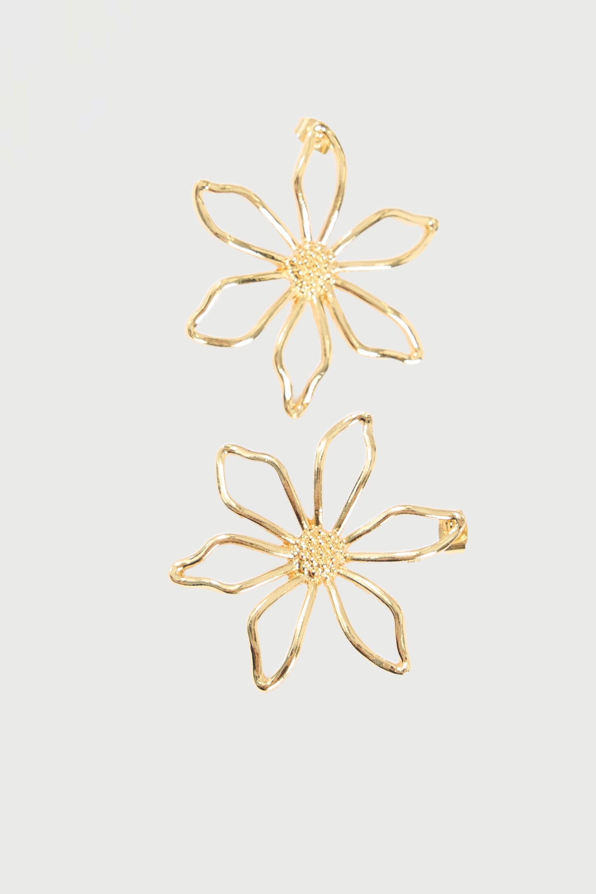 Perfect Stranger Nerine Floral Earrings 18K Gold Plated
