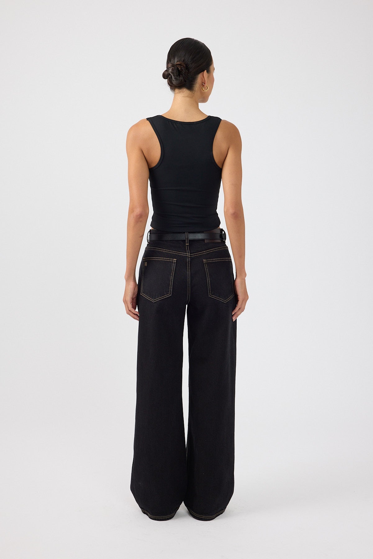 Perfect Stranger Mid Rise Baggy Jean Washed Grey