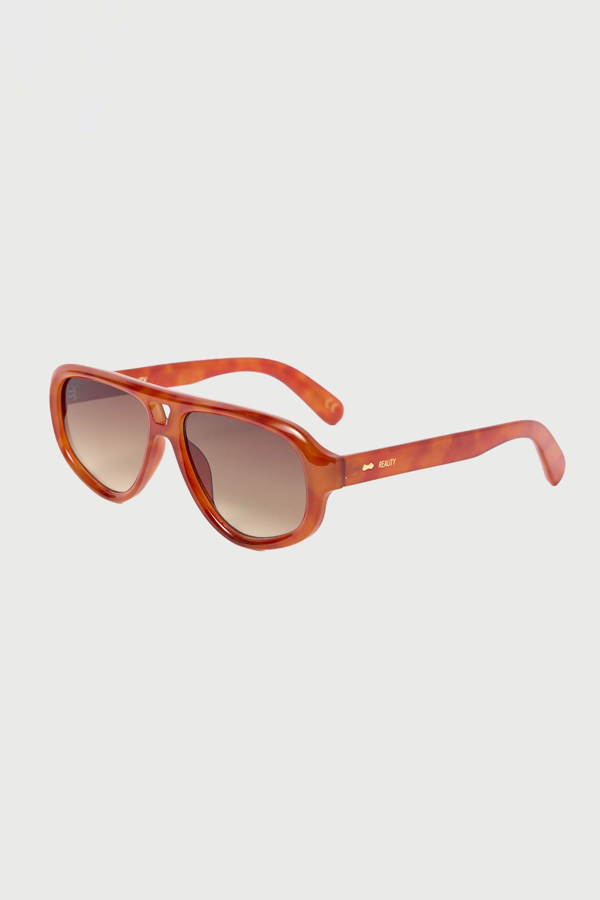 Reality Eyewear Ryder Vintage Turtle/Smoke Gradient Lens