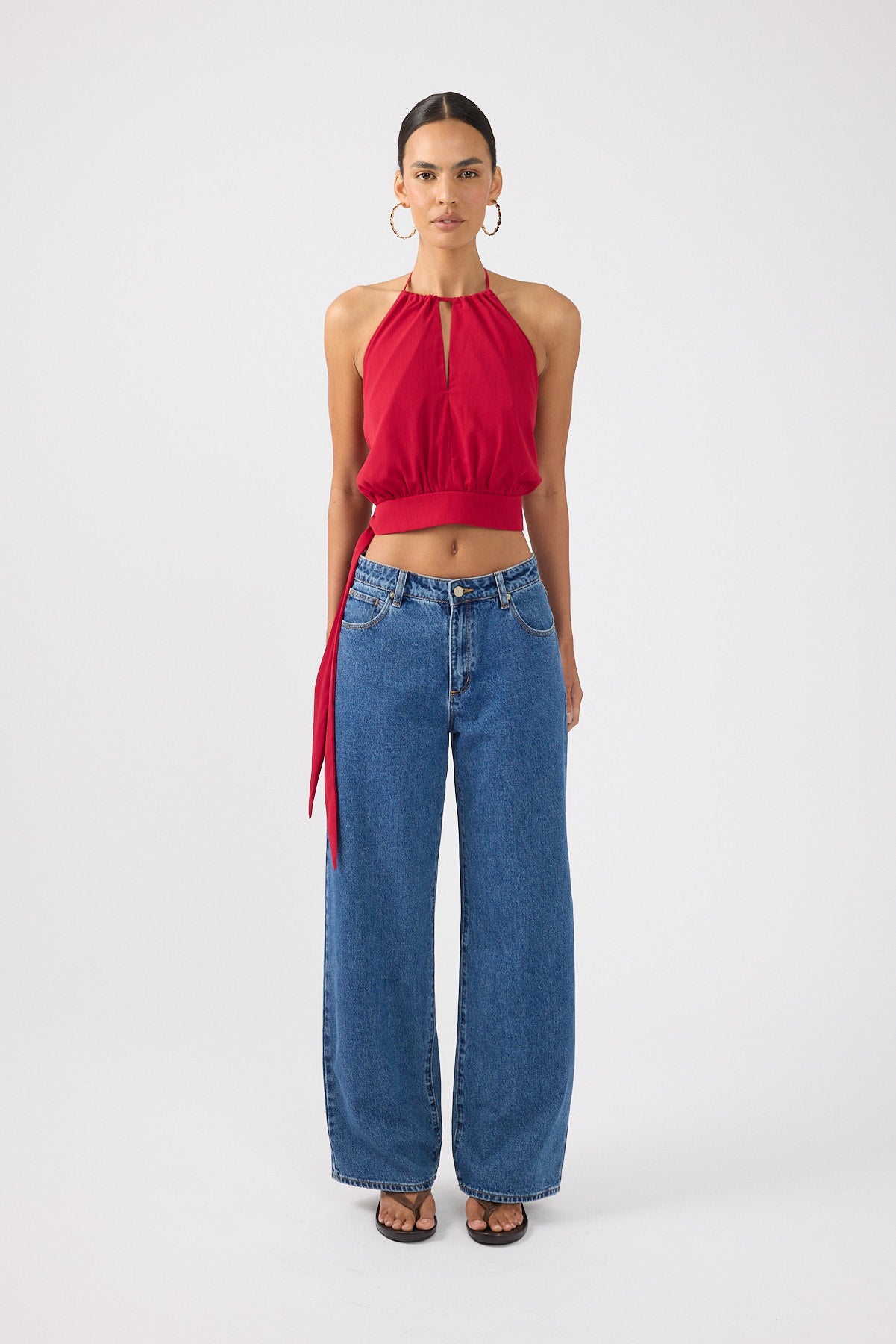 Perfect Stranger Stella Halter Top Red