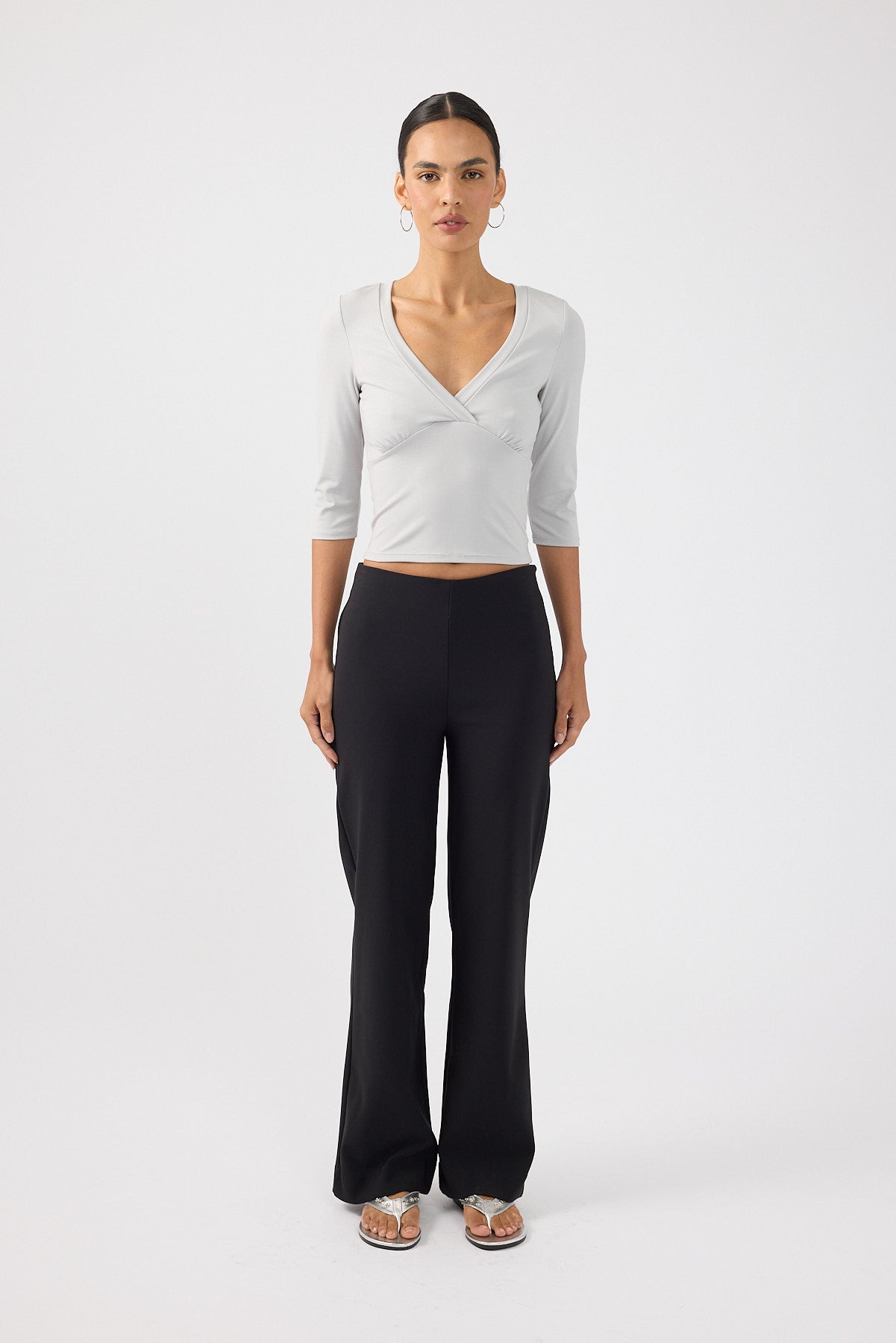 Perfect Stranger Margaux High Rise Pants Black