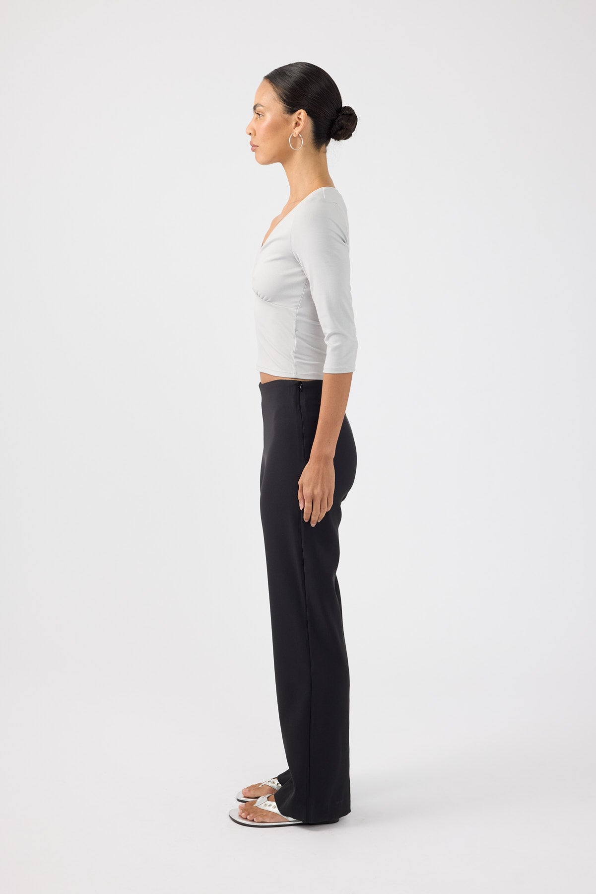 Perfect Stranger Margaux High Rise Pants Black