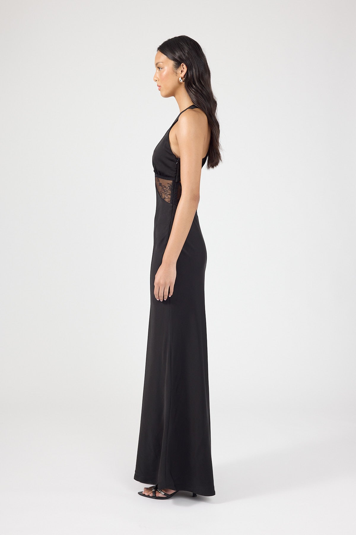 Perfect Stranger Sol Lace Maxi Dress Black