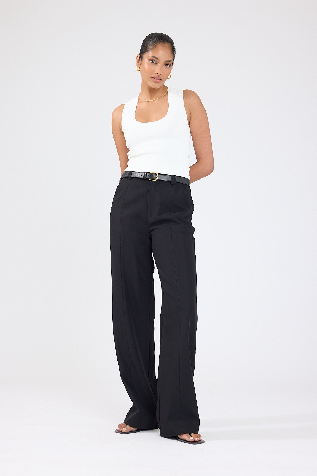 Perfect Stranger Maisie Recycled High Rise Pant Black