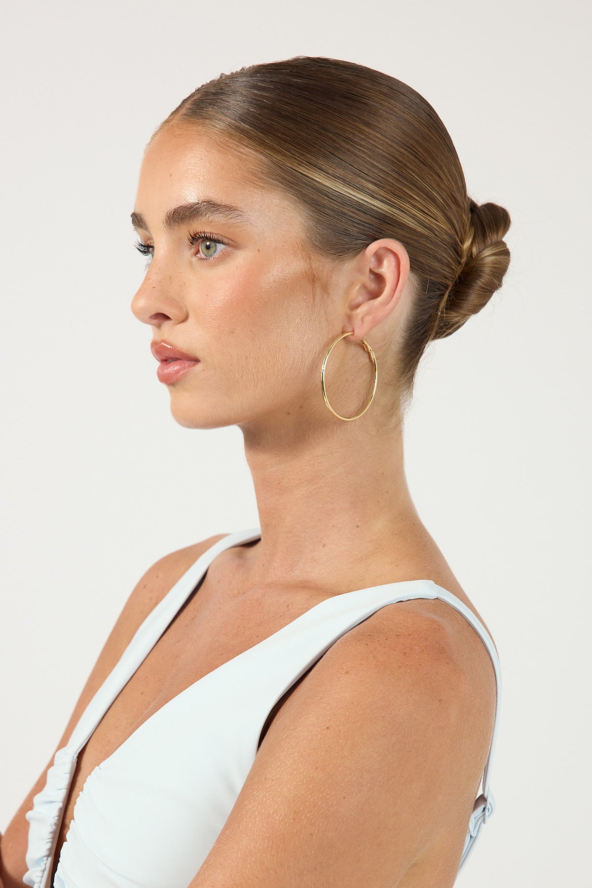 Perfect Stranger Ivy Hoop Earrings 18k Gold Plated