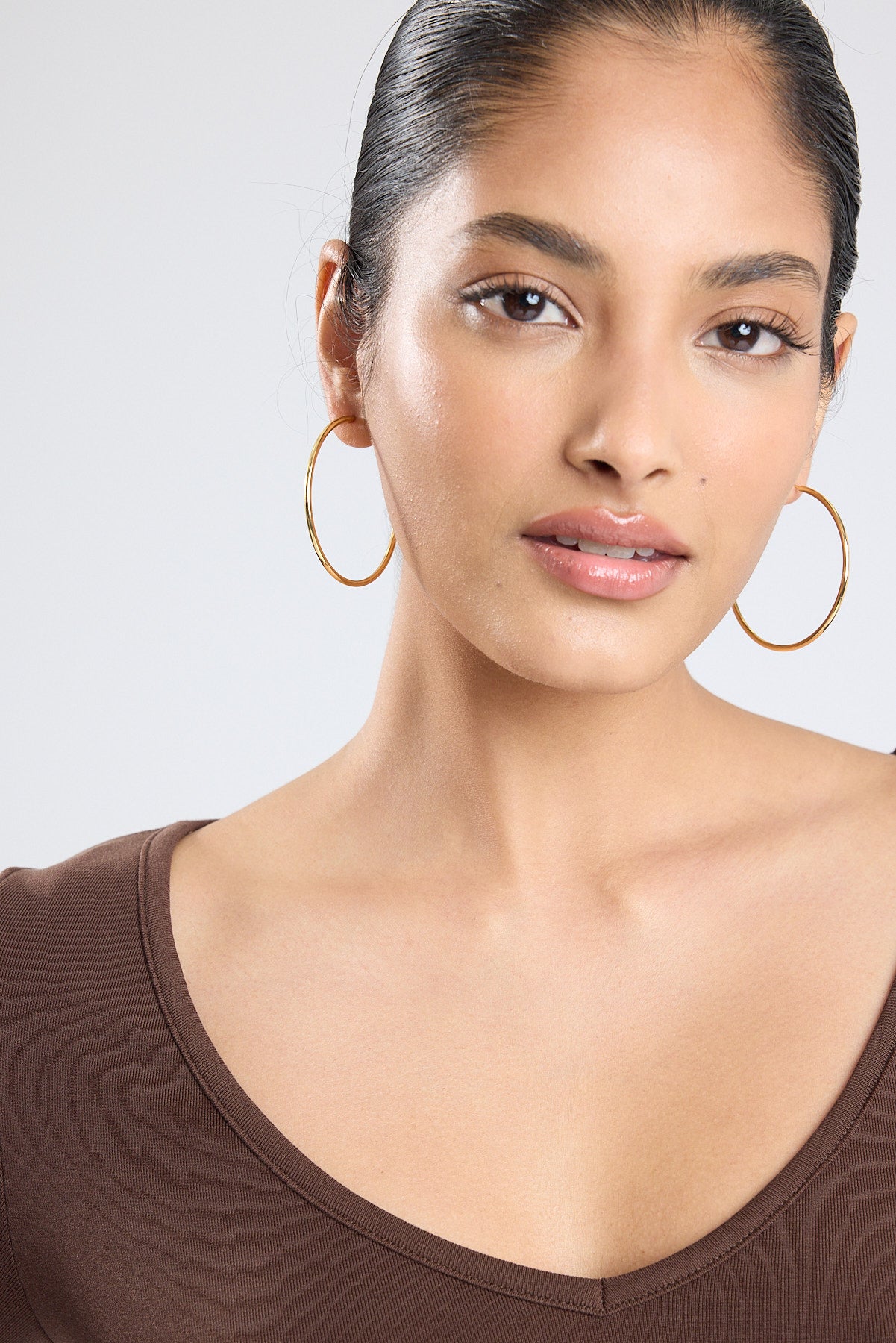 Perfect Stranger Ivy Hoop Earrings 18k Gold Plated