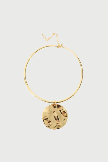 Perfect Stranger Dahlia Pendent Necklace 18 Gold Plated
