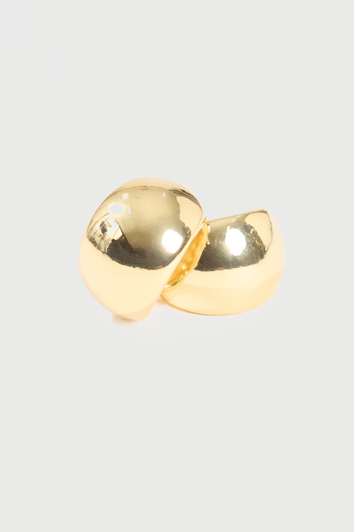 Perfect Stranger Fiona Hoop Earrings 18k Gold Plated