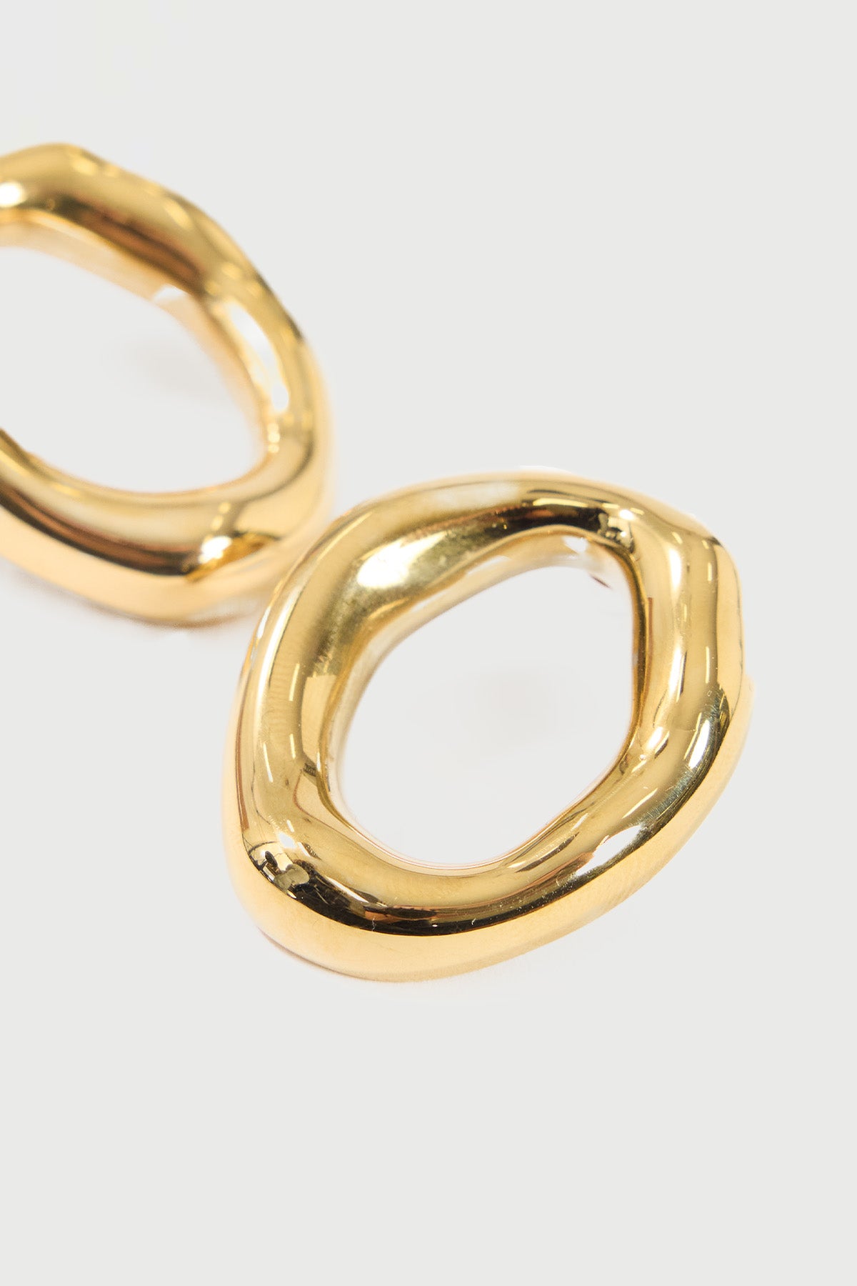 Perfect Stranger Brooks Loop Earrings 18K Gold Plated