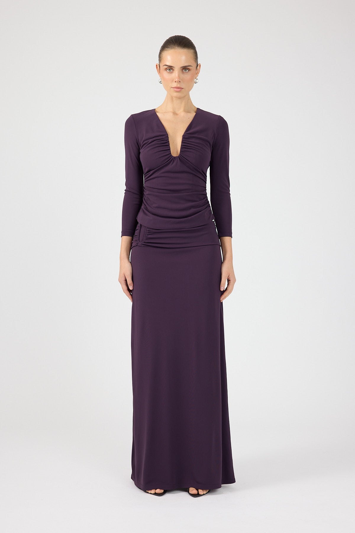 Perfect Stranger Vienna Long Sleeve Top Purple