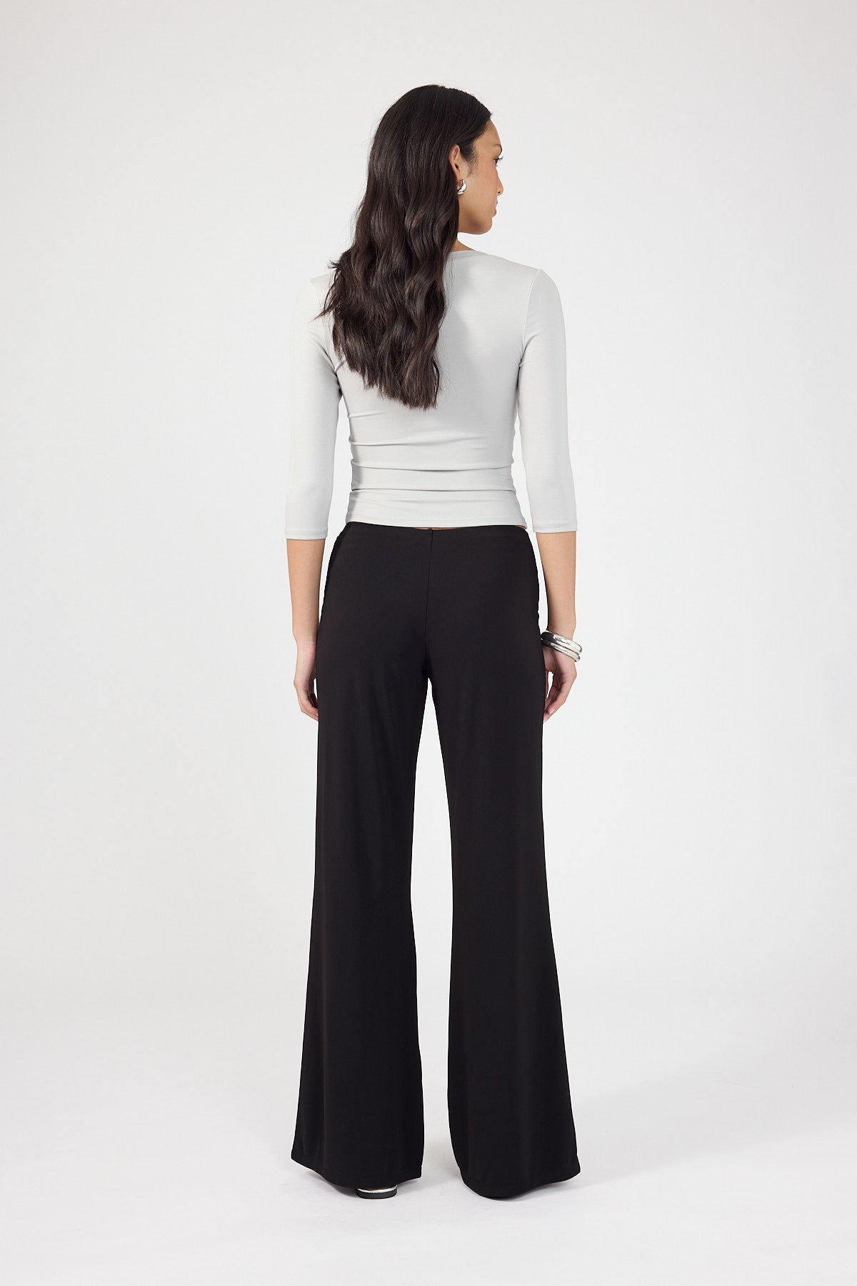Perfect Stranger Vienna Front Tie Pants Black
