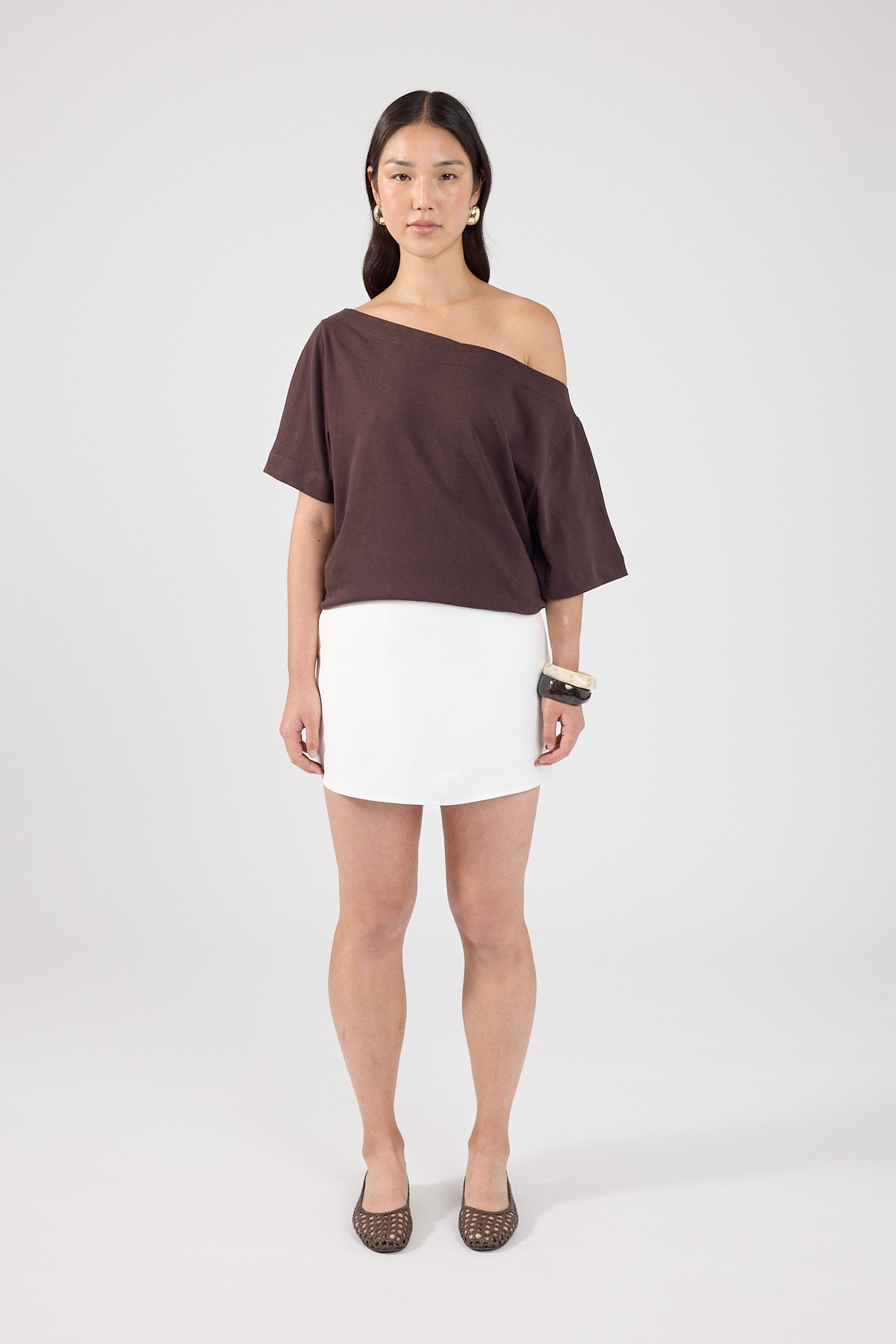 Perfect Stranger Mariana High Rise Skort White