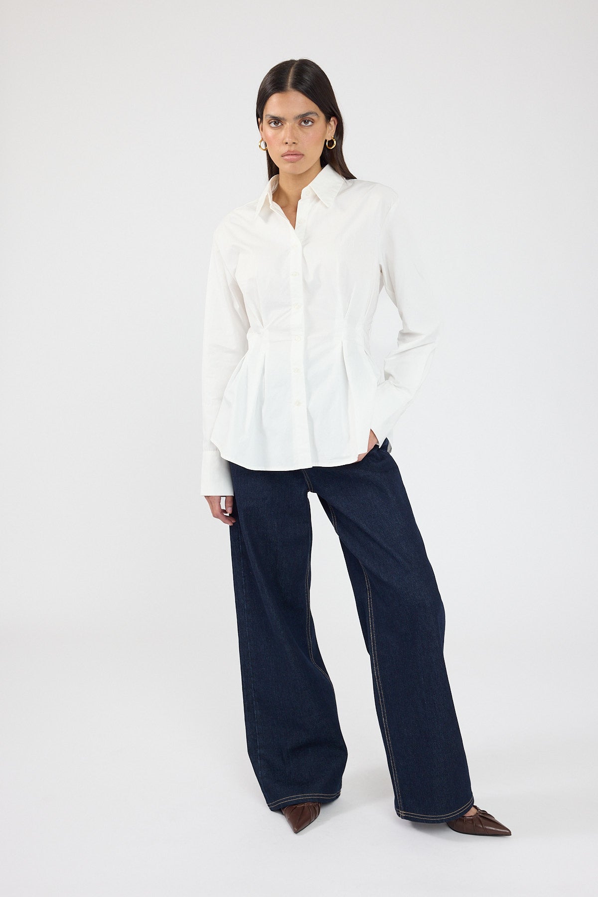 Perfect Stranger Jessie Tailored Shirt White
