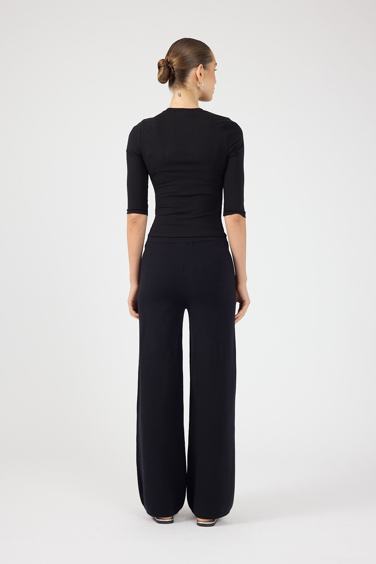 Perfect Stranger Sloane Knit Pants Black