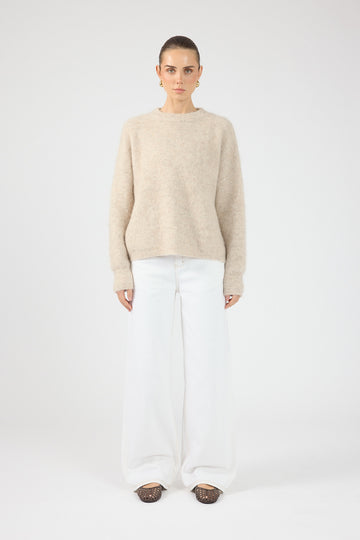 Perfect Stranger Cedar Knit Jumper Oatmeal