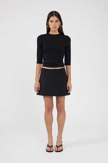 Perfect Stranger Skyler Mini Skirt Black