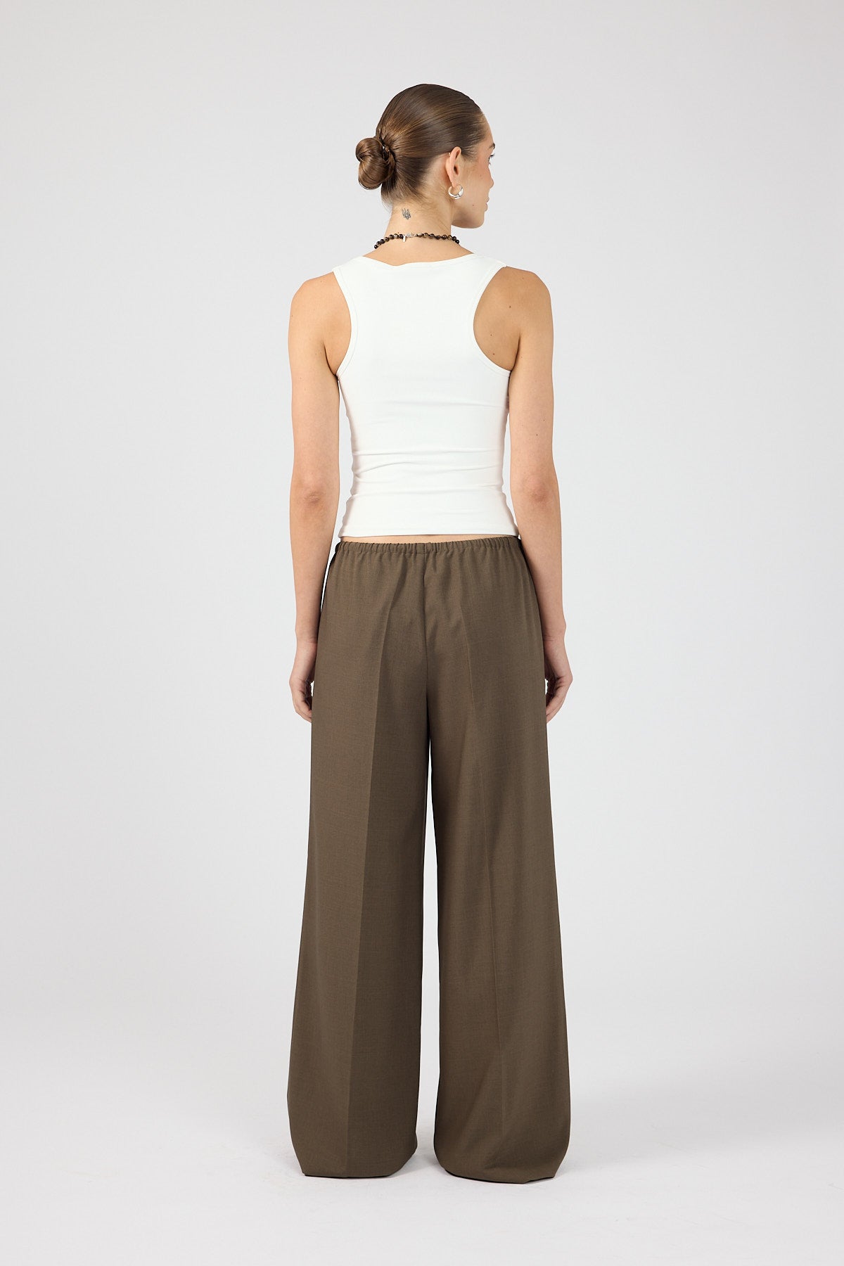 Perfect Stranger Nami Tailored Elastic Pant Brown