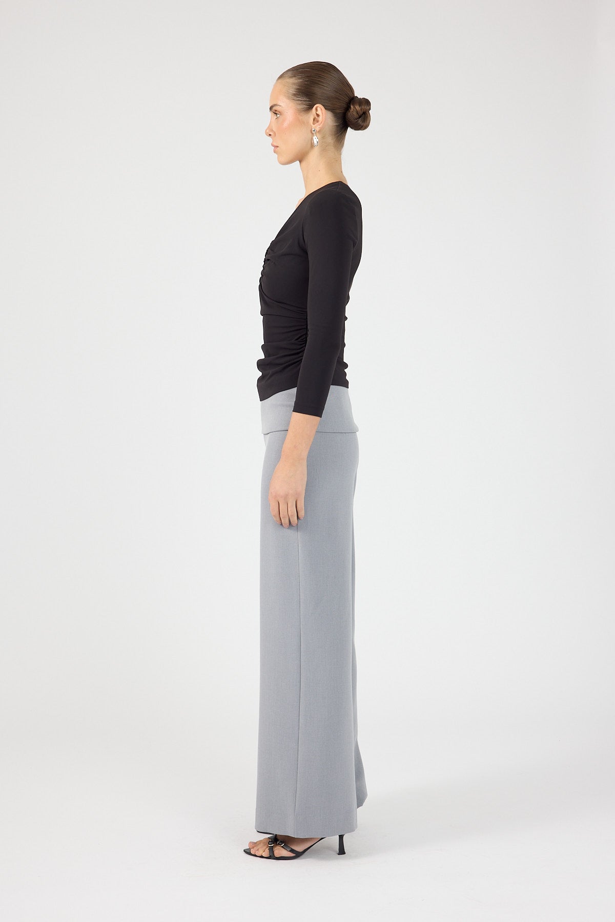 Perfect Stranger Vienna Long Sleeve Top Black