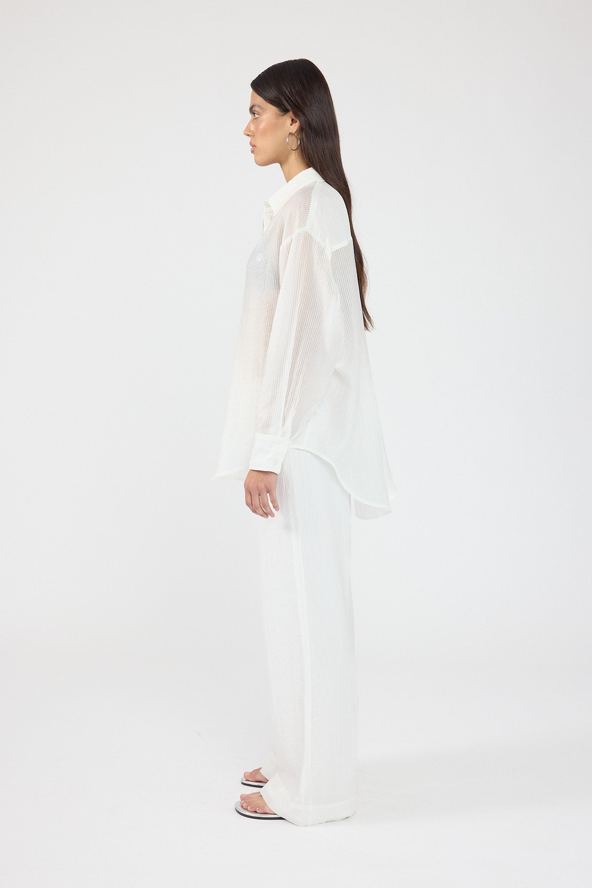 Perfect Stranger Jarrah Striped Pant White