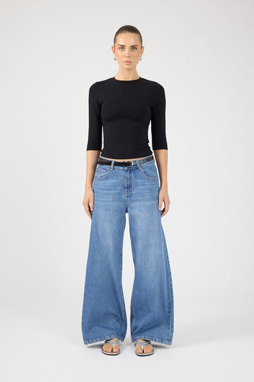 Perfect Stranger Low relaxed baggy Jean Sand Blast Blue