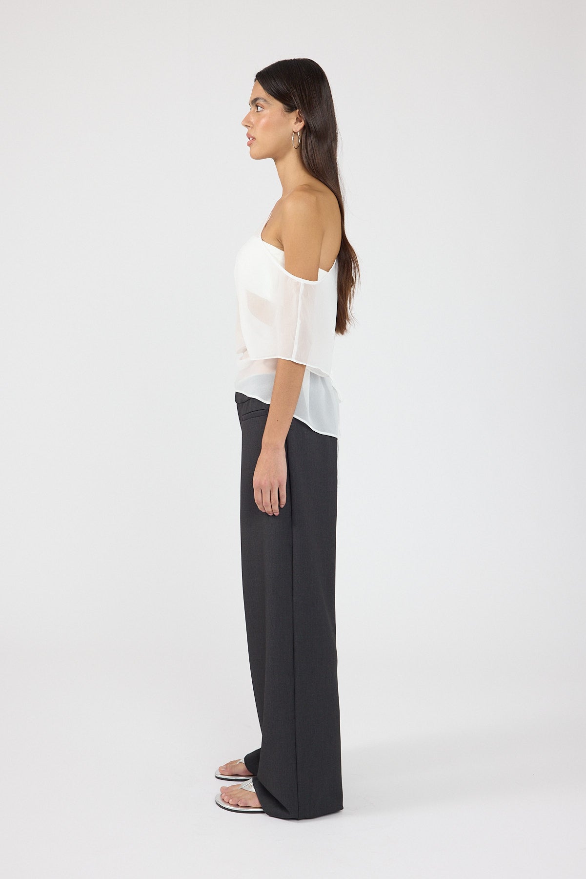 Perfect Stranger Minari Mid Rise Pant Charcoal