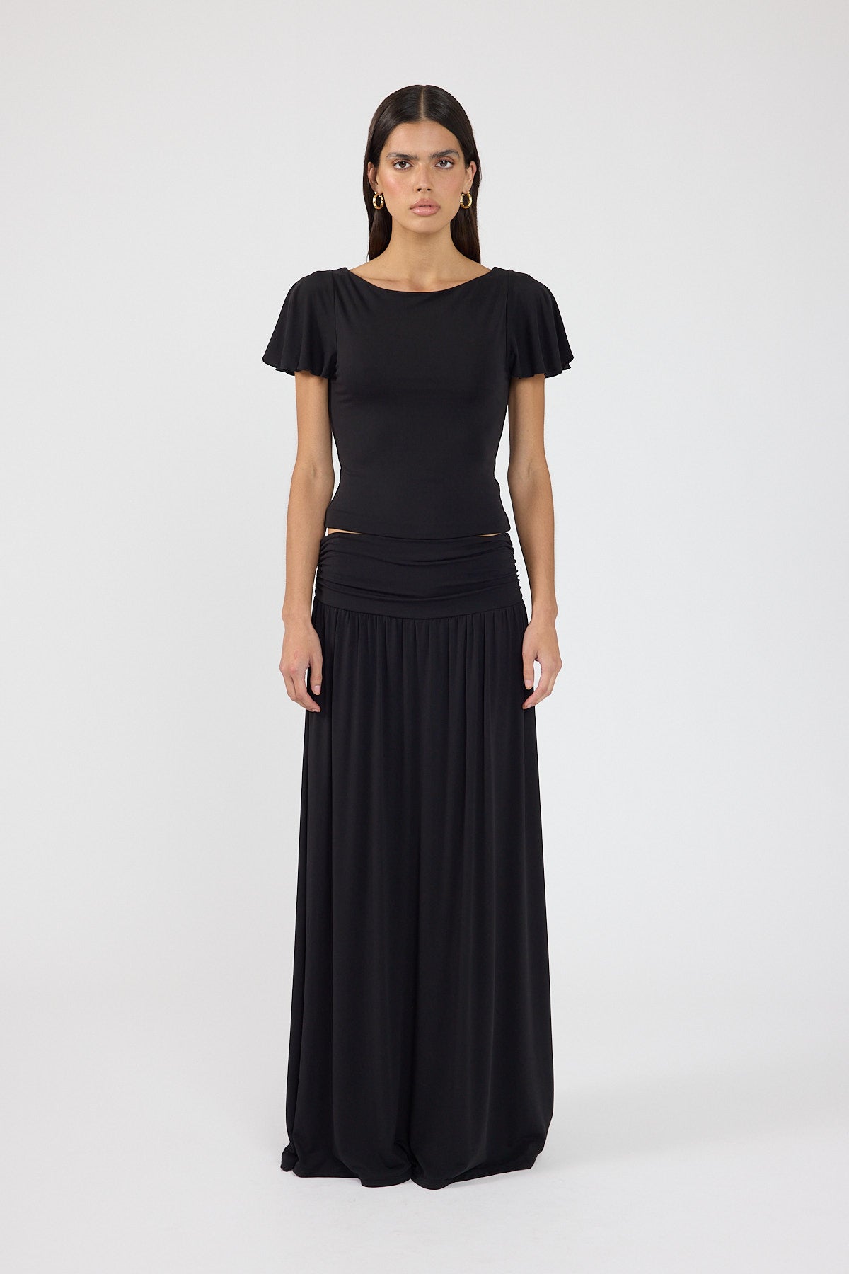 Perfect Stranger Ellison Jersey T-Shirt Black