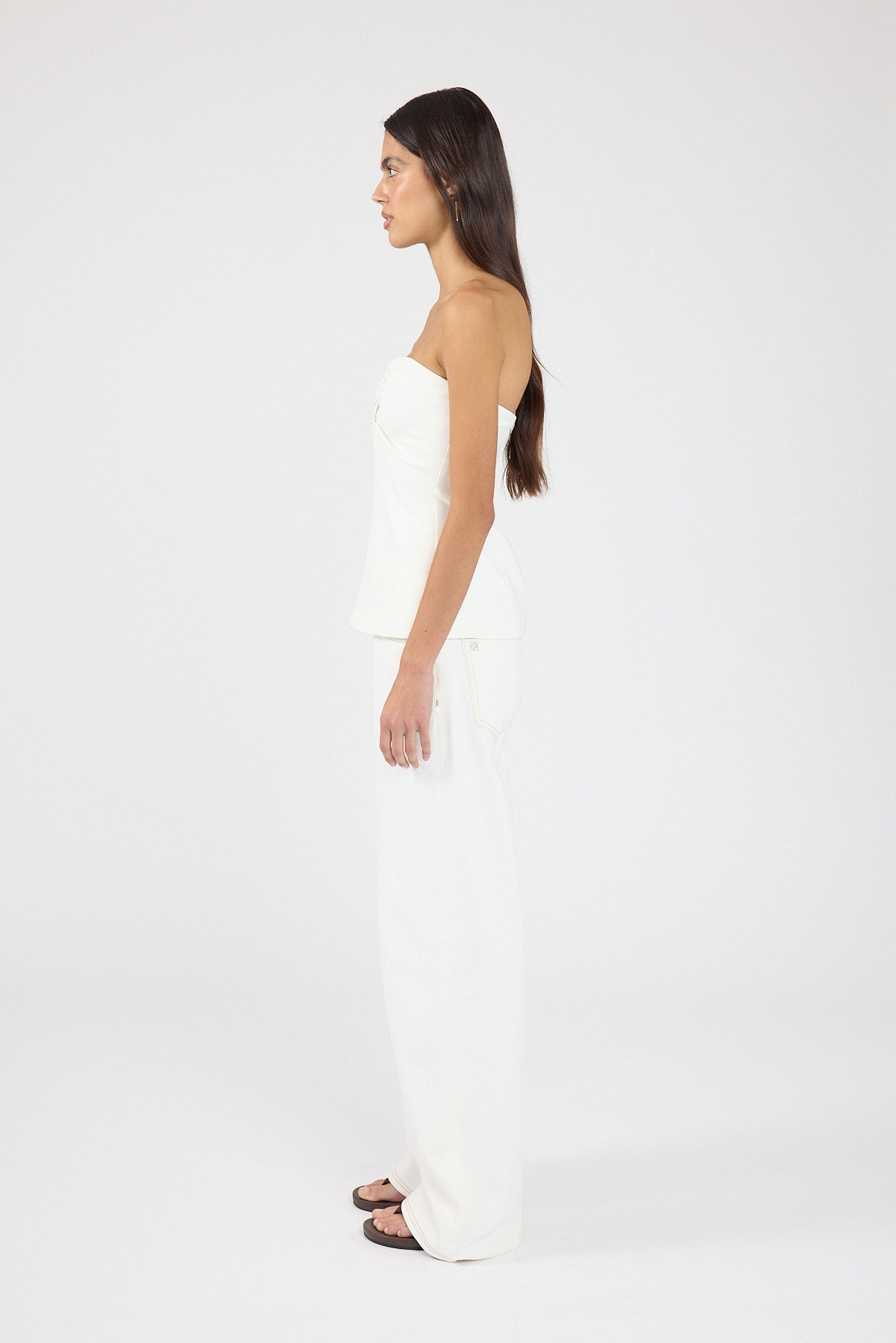Perfect Stranger Alba Strapless Top White