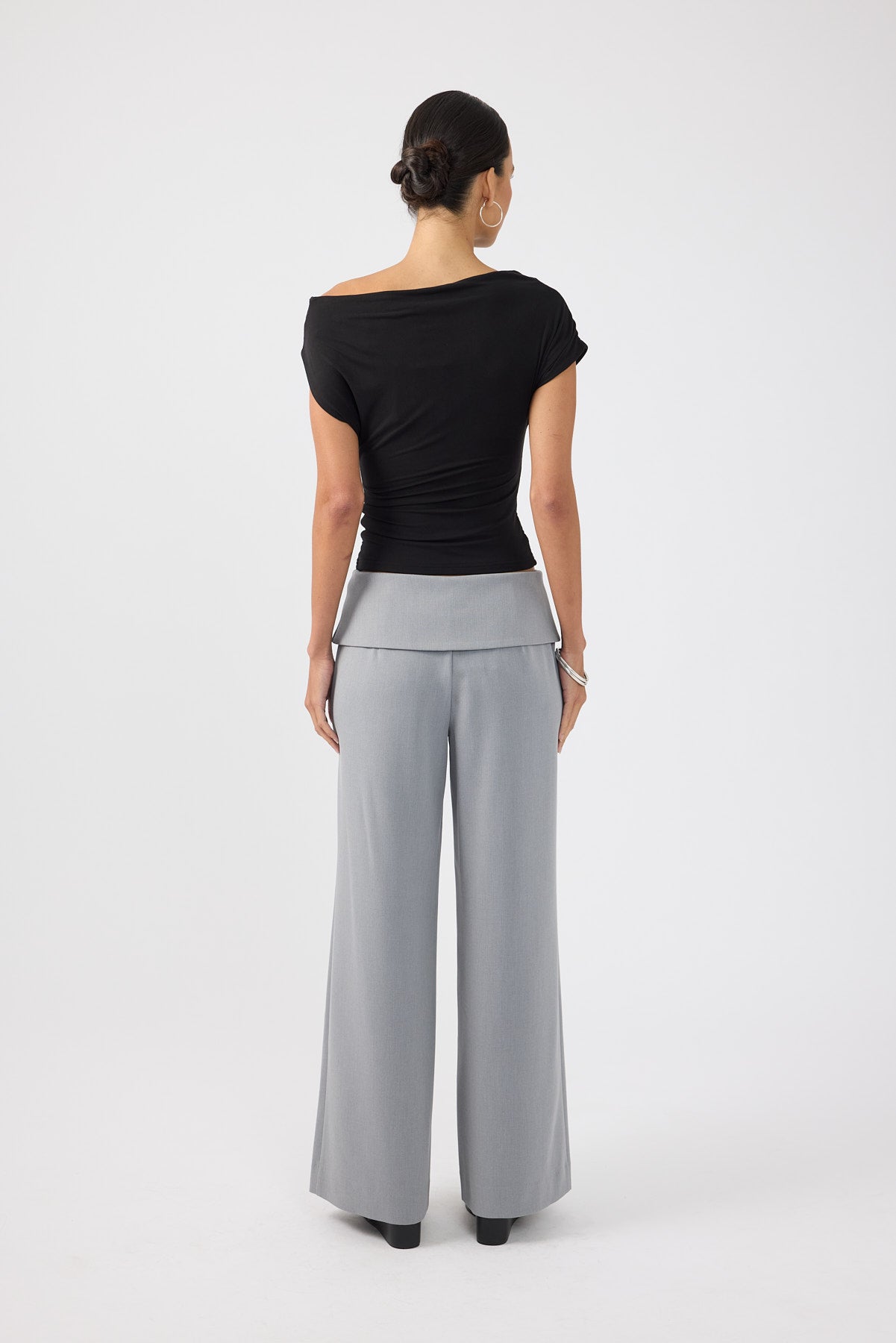 Perfect Stranger Harley Off Shoulder Top Black