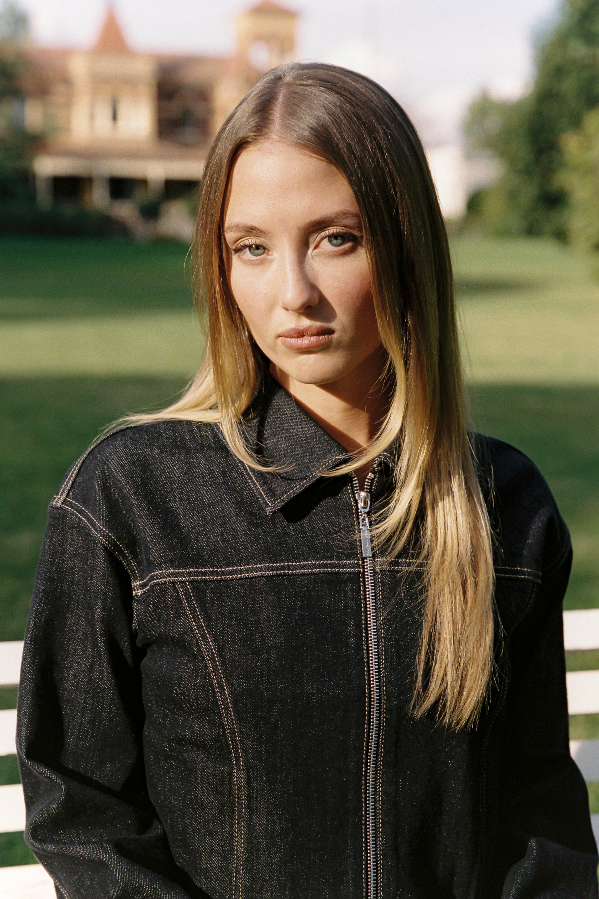 Perfect Stranger Cynthi Denim Jacket Dark Indigo