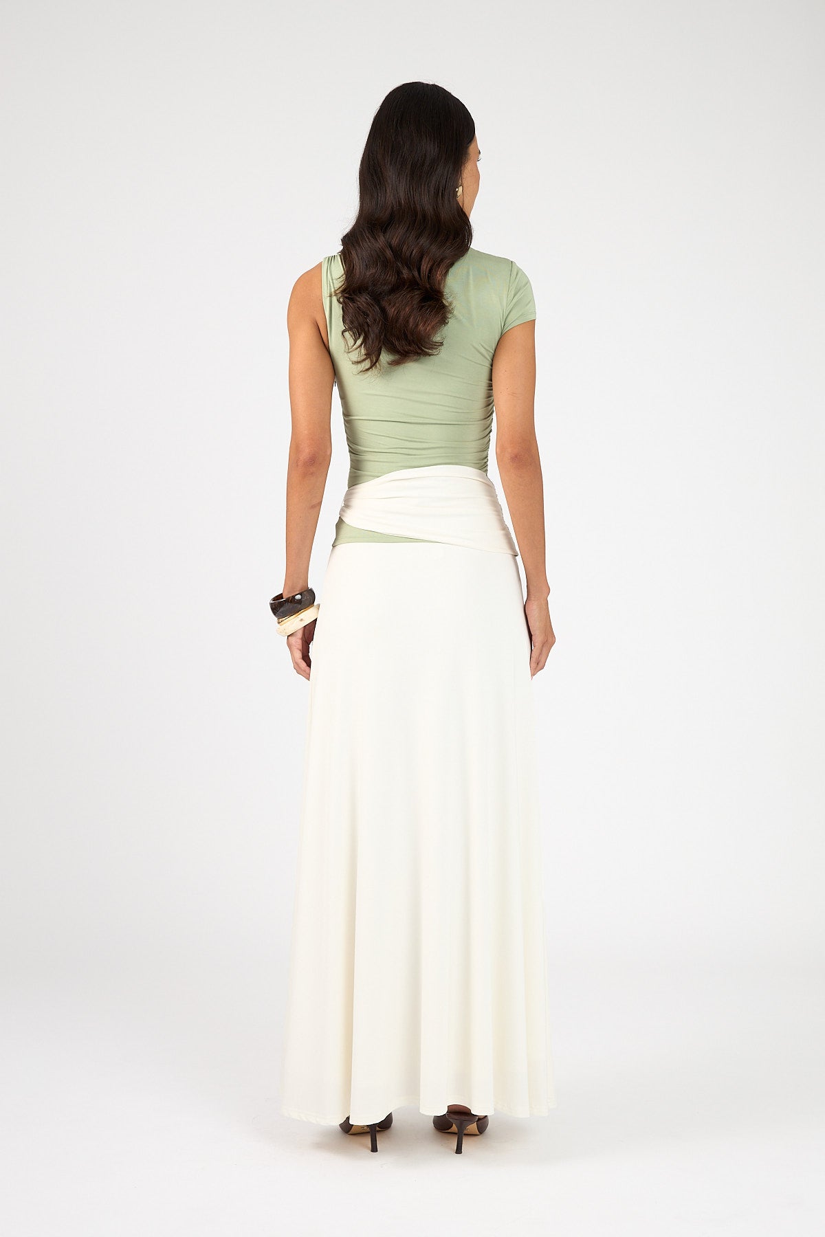 Perfect Stranger Daisy Maxi Skirt Off White