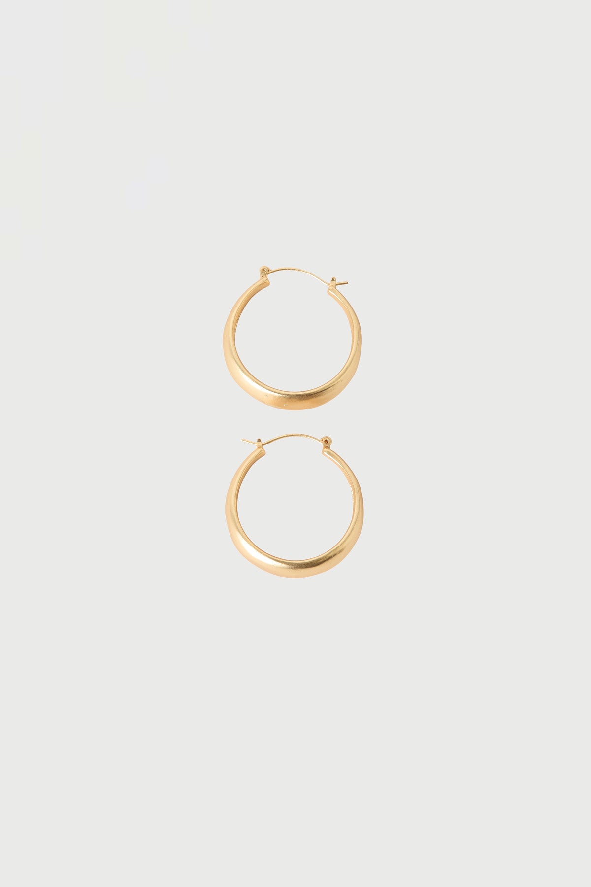 Perfect Stranger Odette Hoop Earrings 18K Brushed Gold