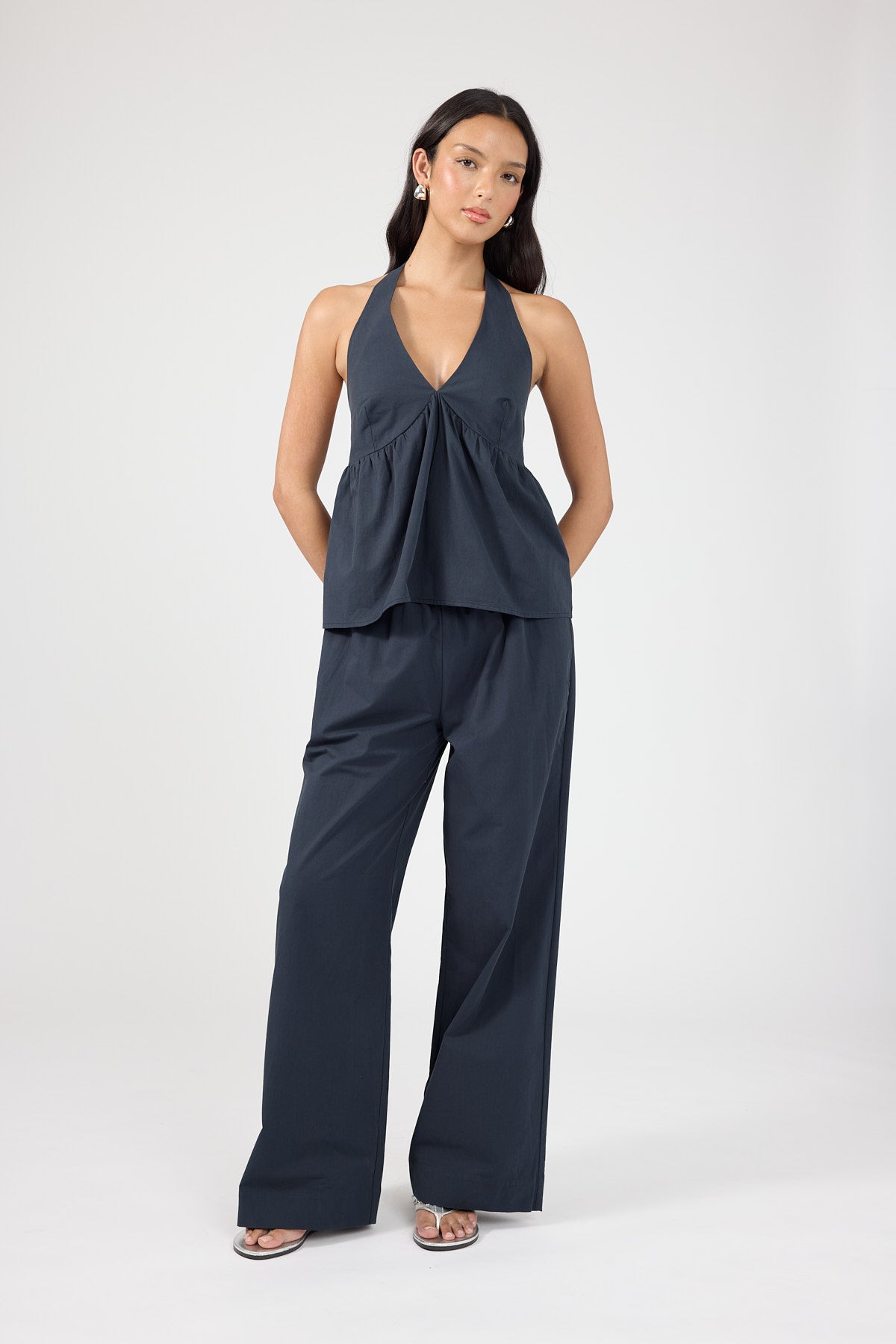 Perfect Stranger Zola Halter Top Ink