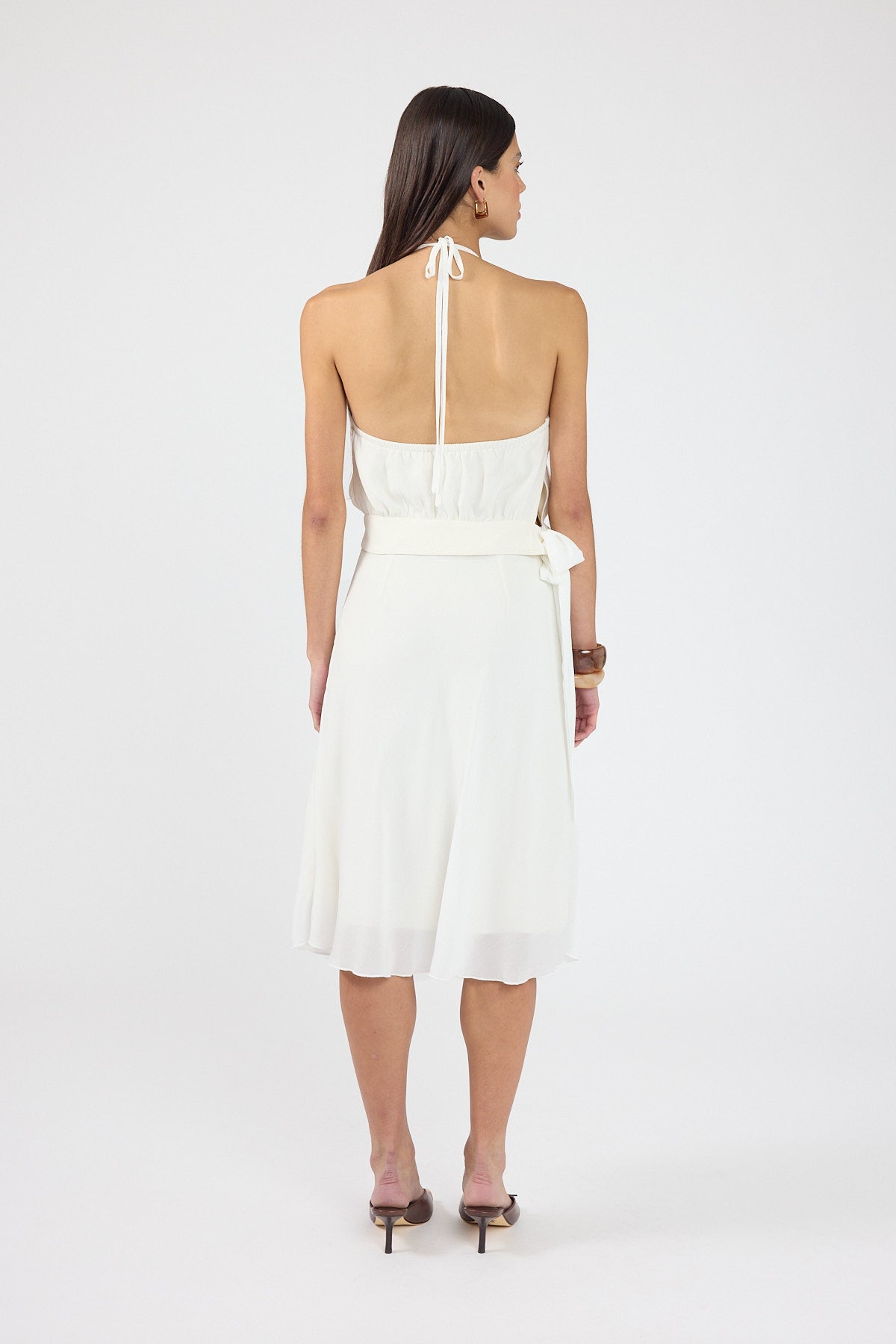 Perfect Stranger Stella Halter Top Off White