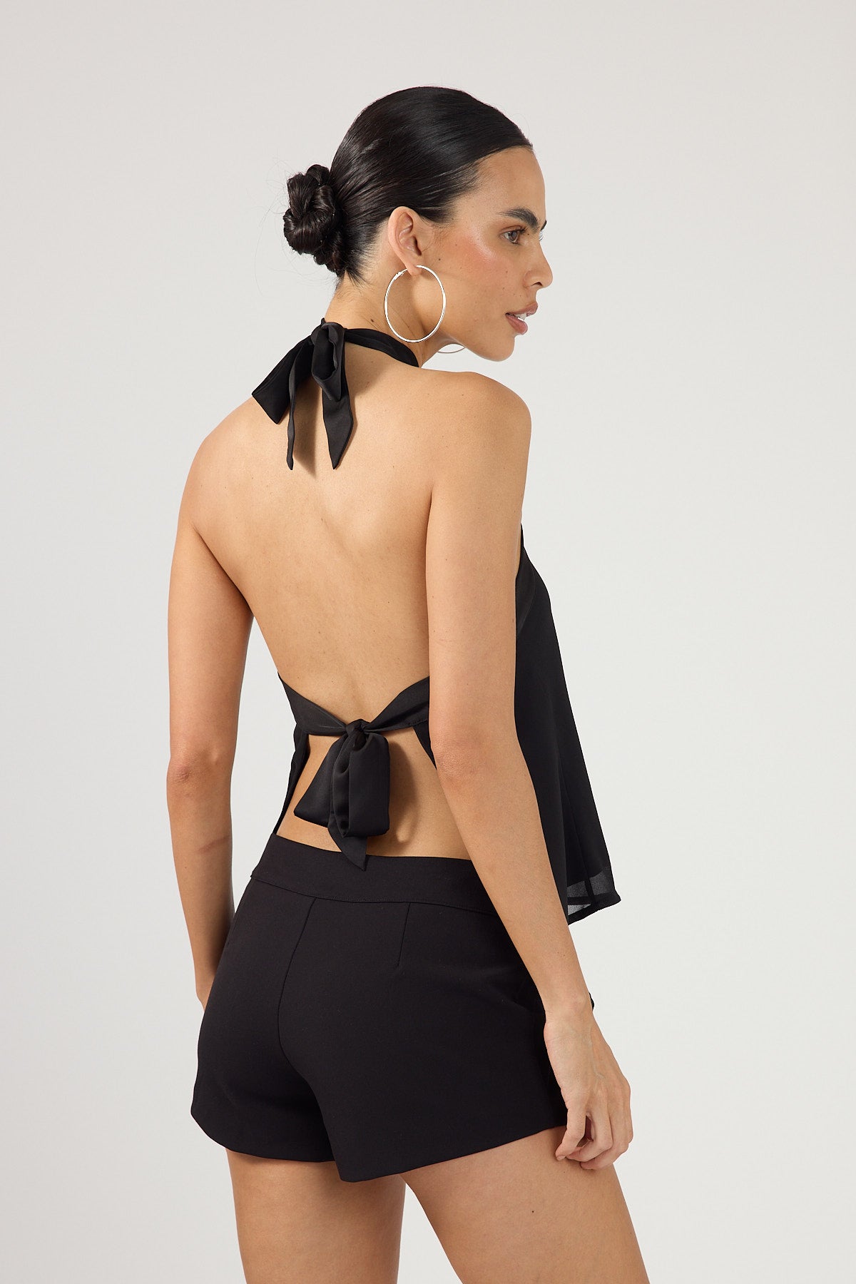 Perfect Stranger Lyra Halter Top Black
