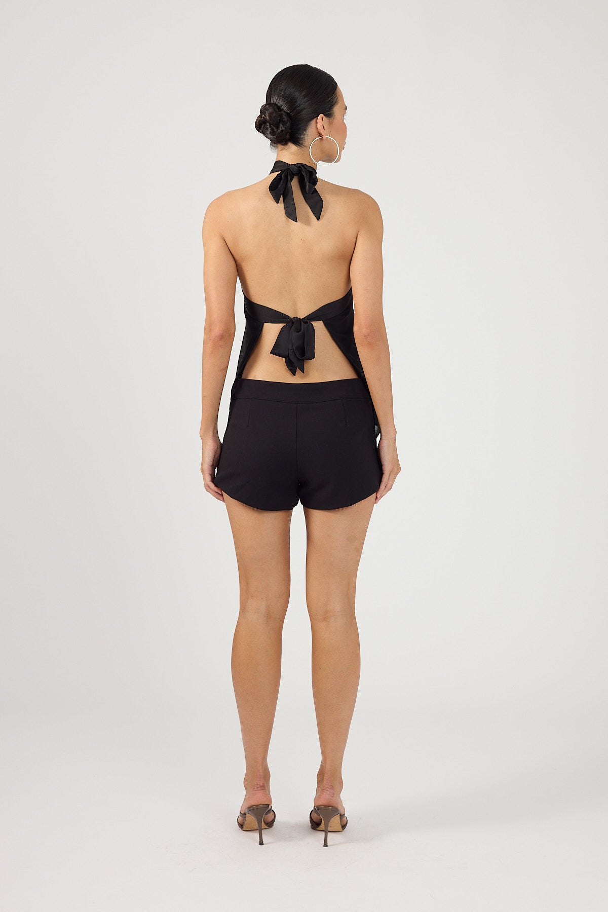 Perfect Stranger Lyra Halter Top Black