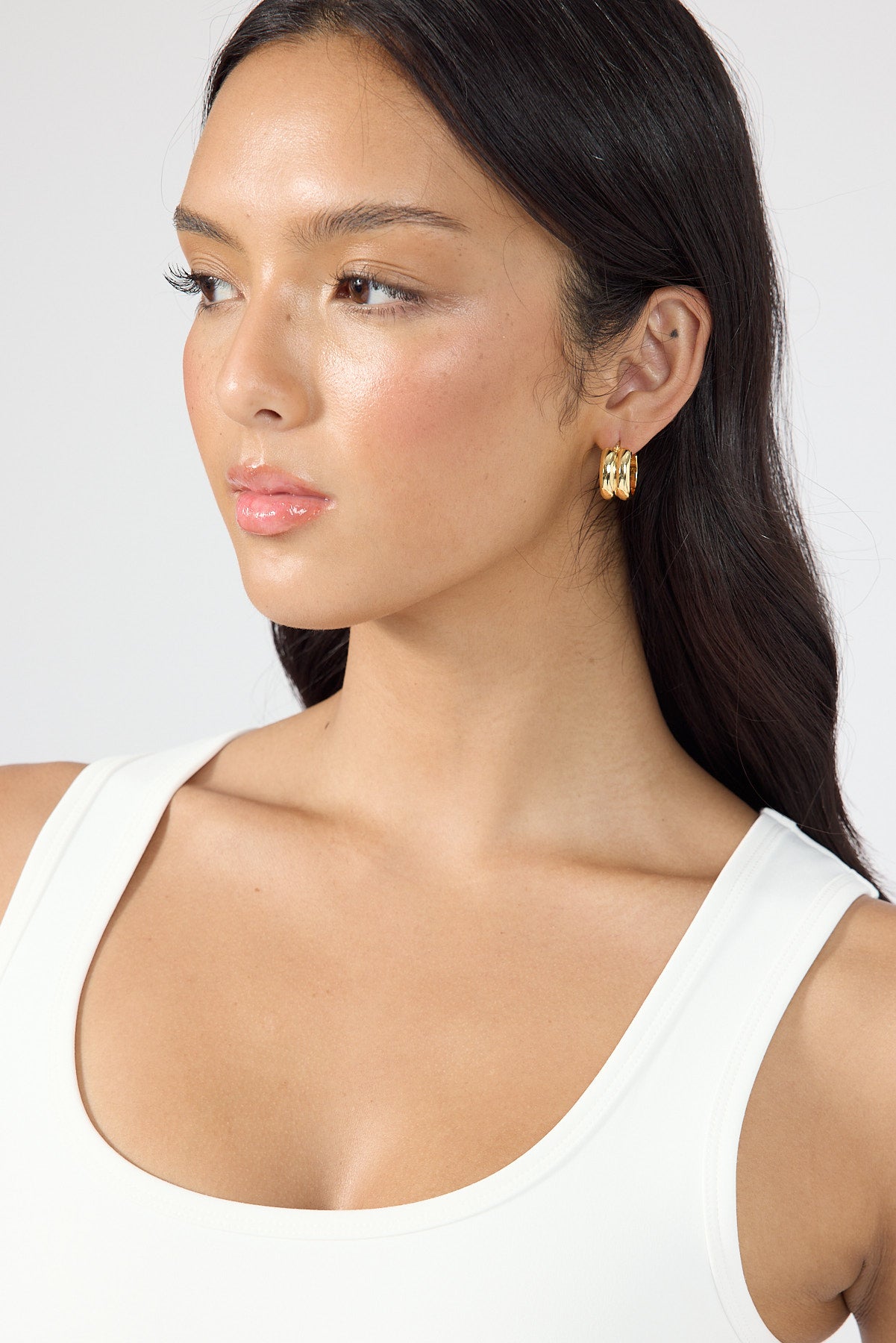 Perfect Stranger Jessie Hoop Earring 18K Gold Plated