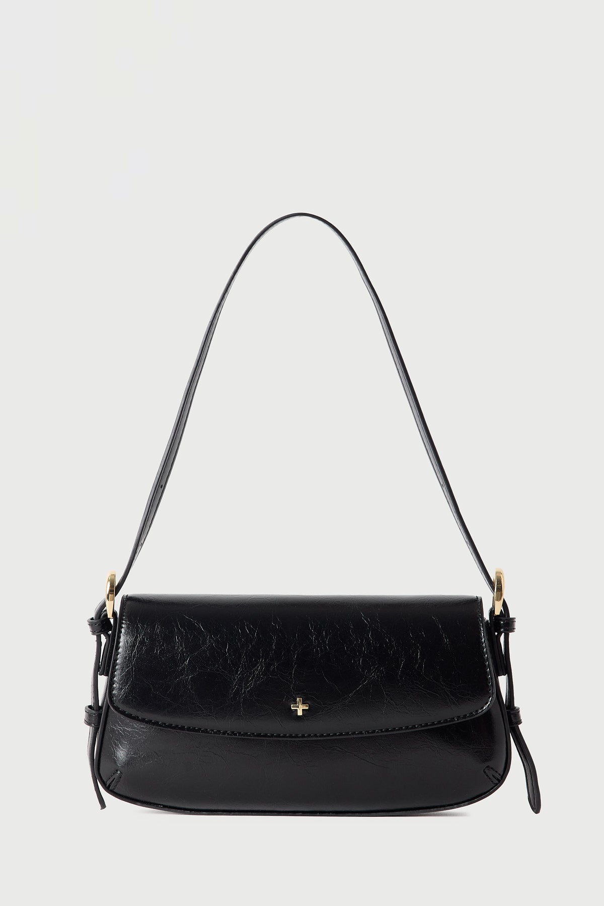 Peta + Jain Hailee Shoulder Bag BLACK SHINE GOLD