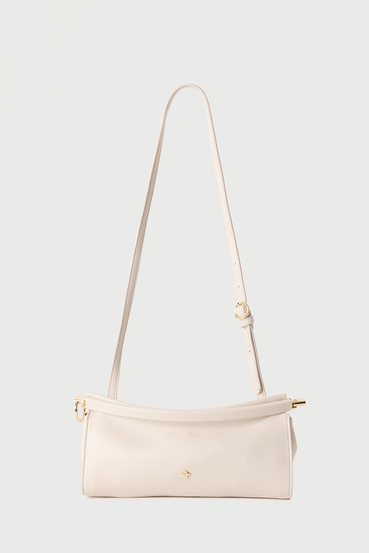 Peta + Jain Cammi Frame Clutch Cream PU