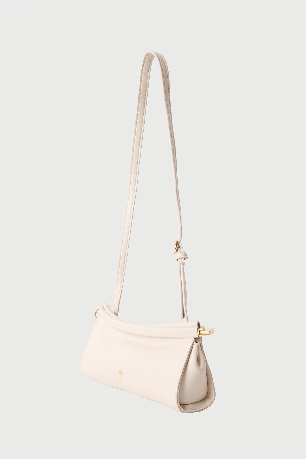 Peta + Jain Cammi Frame Clutch Cream PU