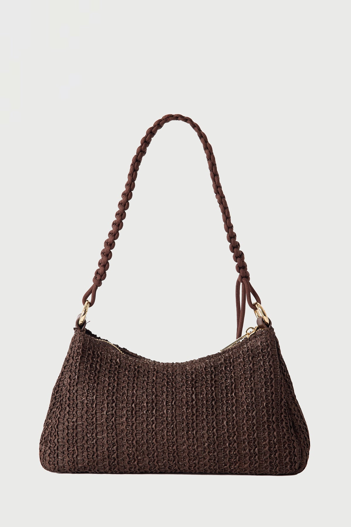 Peta + Jain Tulum Shoulder Bag CHOC RAFFIA