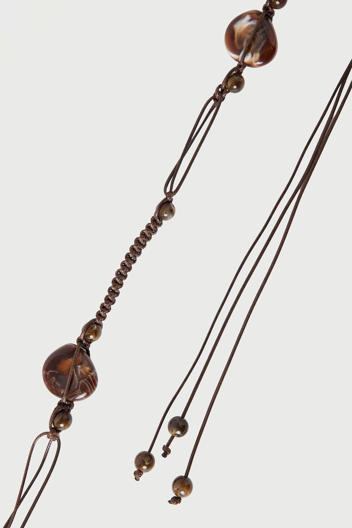 Perfect Stranger Bridget Beaded Belt Brown