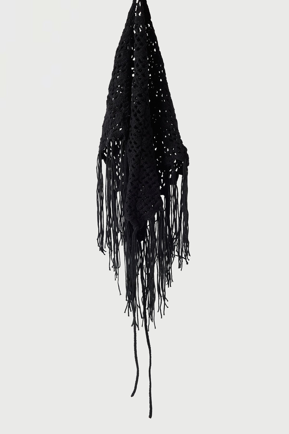 Perfect Stranger Gabi Crochet Scarf Black